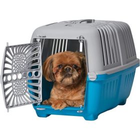 Spree Plastic Door Travel Carrier in Blue By MidWest - Small - 1 count