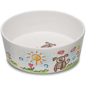 Dolce Moderno Bowl Puppy Forever Design By Loving Pets - Large - 1 count