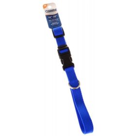 Tuff Collar Nylon Adjustable Collar - Blue - 14"-20" Long x 5/8" Wide