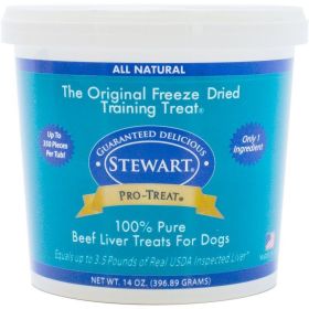 Stewart Pro-Treat 100% Pure Beef Liver for Dogs - 14 oz