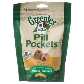 Greenies Pill Pocket Chicken Flavor Dog Treats - Large - 30 Treats (Capsules)