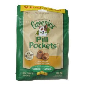 Greenies Pill Pocket Chicken Flavor Dog Treats - Large - 60 Treats (Capsules)