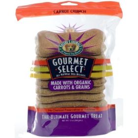 Gourmet Select Carrot Crunch Organic Dog Bones By Natures Animals - 13 oz
